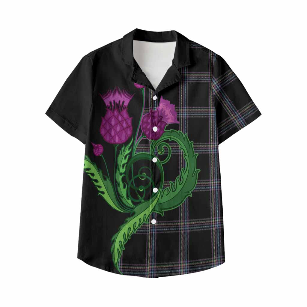McKenna Tartan Kid Hawaiian Shirt Traditional Scottish Thistle