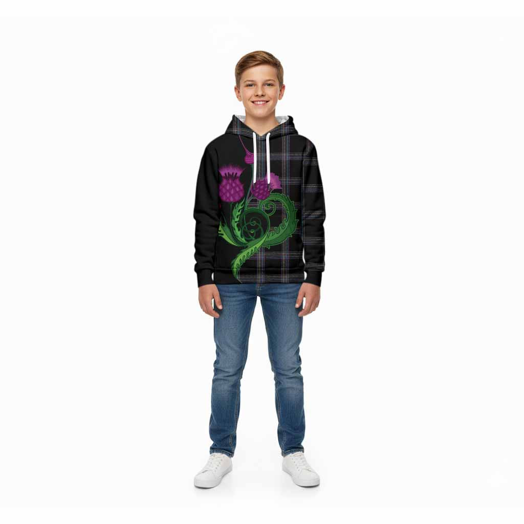 McKenna Tartan Kid Hoodie Traditional Scottish Thistle