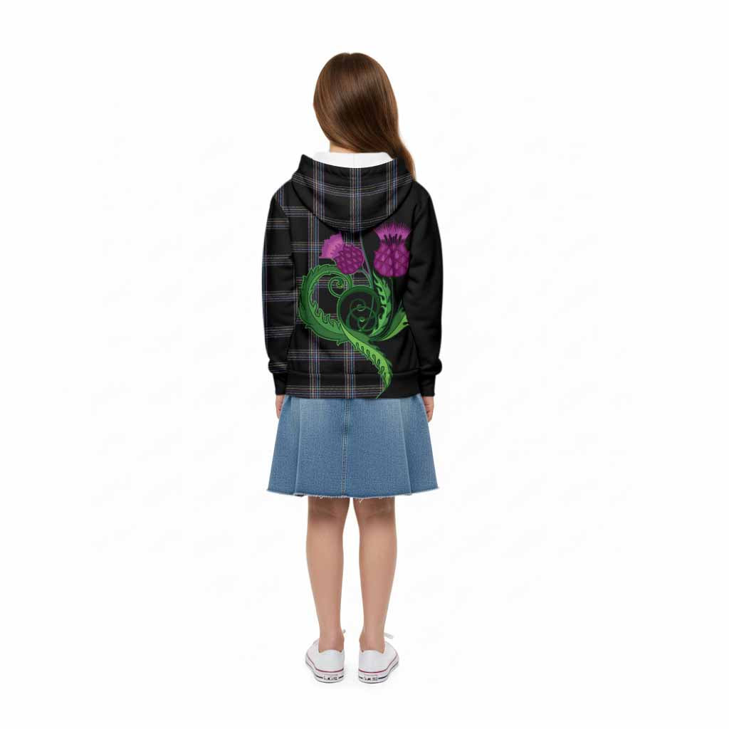 McKenna Tartan Kid Hoodie Traditional Scottish Thistle