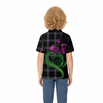 McKenna Tartan Kid Polo Shirt Traditional Scottish Thistle