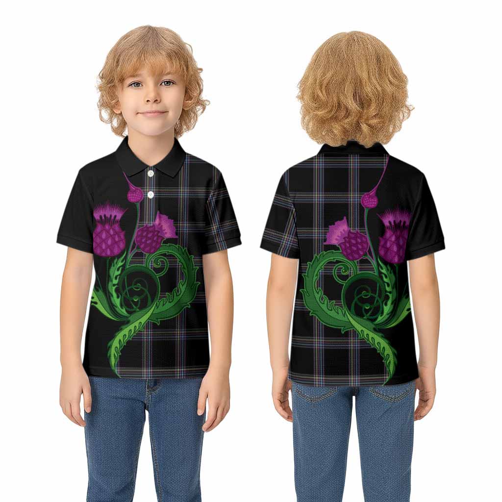McKenna Tartan Kid Polo Shirt Traditional Scottish Thistle