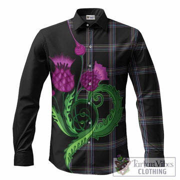 McKenna Tartan Long Sleeve Button Shirts Traditional Scottish Thistle