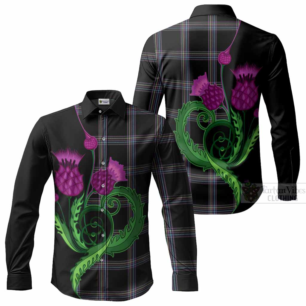 McKenna Tartan Long Sleeve Button Shirts Traditional Scottish Thistle