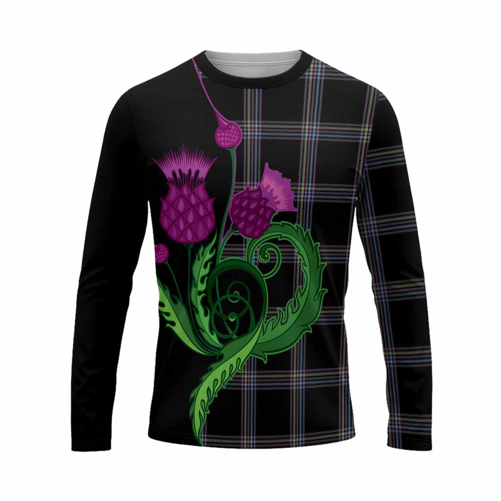McKenna Tartan Long Sleeve T-Shirt Traditional Scottish Thistle