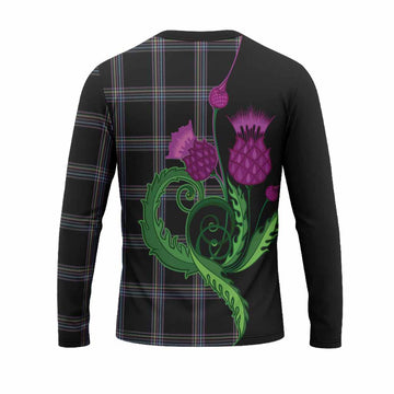 McKenna Tartan Long Sleeve T-Shirt Traditional Scottish Thistle