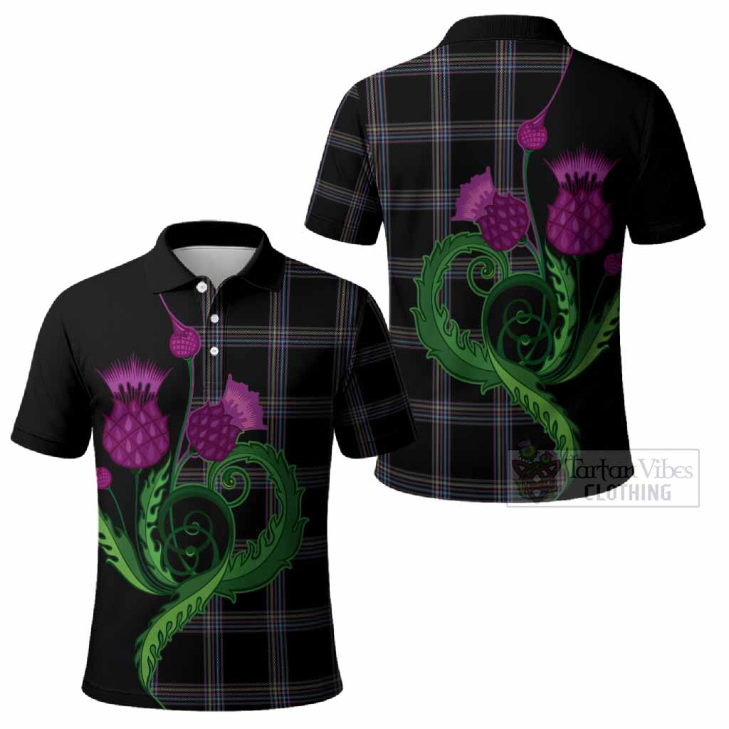 McKenna Tartan Polo Shirt Traditional Scottish Thistle