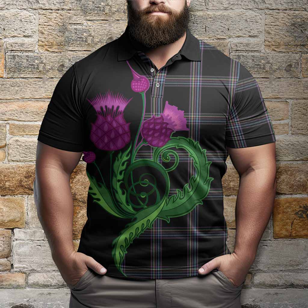 McKenna Tartan Polo Shirt Traditional Scottish Thistle