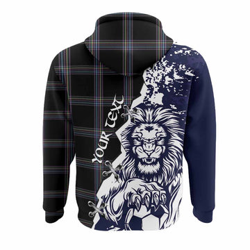 McKenna Tartan Scottish Hoodie Angry Lion With Soccer Ball Style