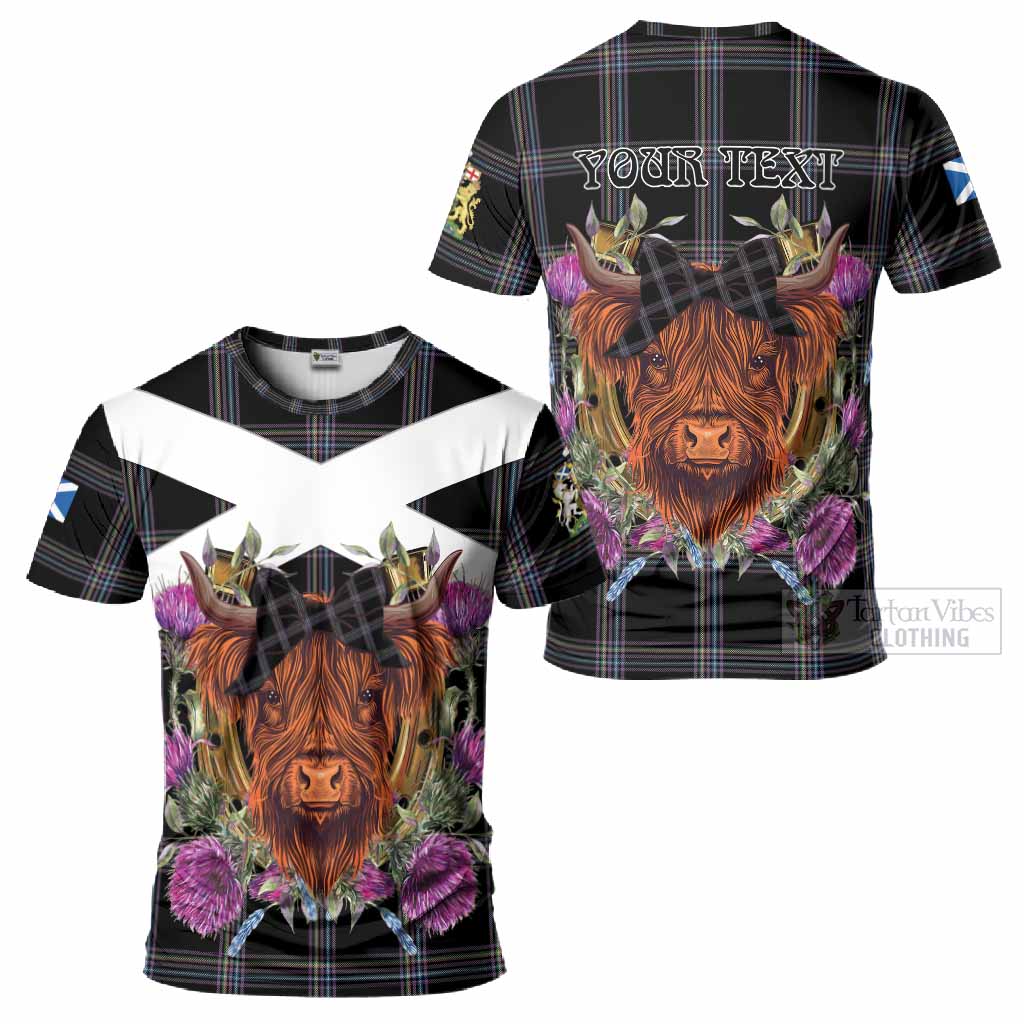 McKenna Tartan T-Shirt Scottish Thistle Heilan Coo