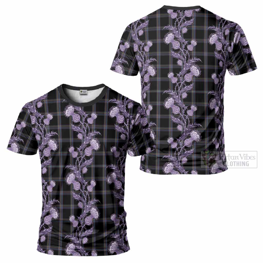 McKenna Tartan T-Shirt Seamless Scottish Thistle Flowers