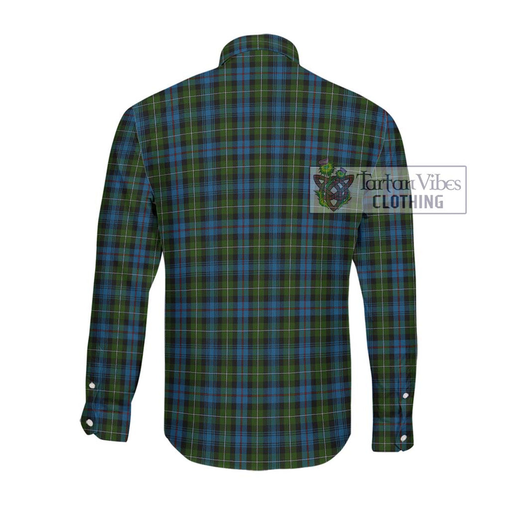 Mckenzie Tartan Long Sleeve Button Shirt with Family Crest DNA In Me Style - Tartanvibesclothing Shop