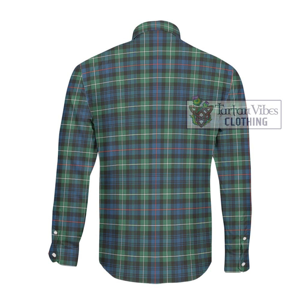 Mckenzie Ancient Tartan Long Sleeve Button Shirt with Family Crest DNA In Me Style - Tartanvibesclothing Shop