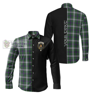 Mckenzie Dress Tartan Long Sleeve Button Shirt with Family Crest and Half Of Me Style Men's Shirt S - Tartanvibesclothing Shop