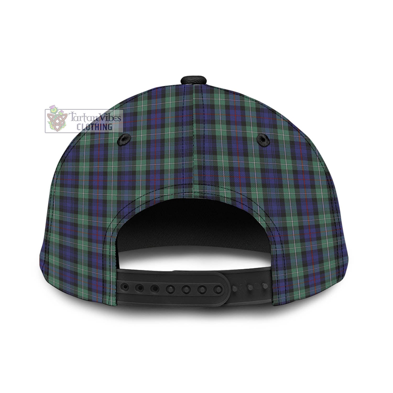 Tartan Vibes Clothing Mckenzie Hunting Green Tartan Classic Cap with Family Crest In Me Style