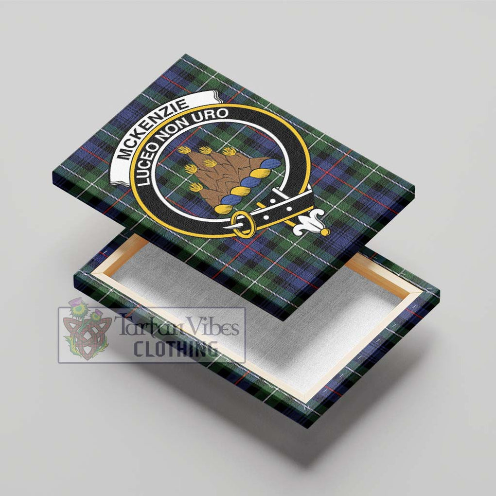 McKenzie Tartan Crest Garden Flag - Welcome Style