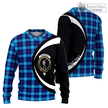McKerrell Tartan Ugly Sweater with Family Crest Circle Style Unisex - Tartan Vibes Clothing