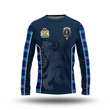 McKerrell Tartan Long Sleeve T-Shirt with Family Crest and Lion Rampant Vibes Sport Style Unisex - Tartan Vibes Clothing