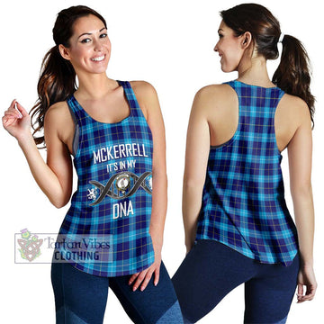McKerrell Tartan Women's Racerback Tanks with Family Crest DNA In Me Style 4XL - Tartan Vibes Clothing