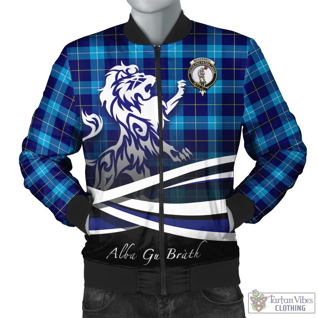 McKerrell Tartan Bomber Jacket with Alba Gu Brath Regal Lion Emblem Unisex - Tartan Vibes Clothing