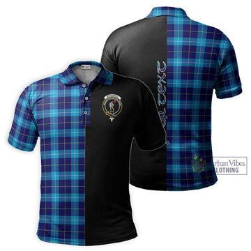 McKerrell Tartan Polo Shirt with Family Crest and Half Of Me Style Kid - Tartan Vibes Clothing