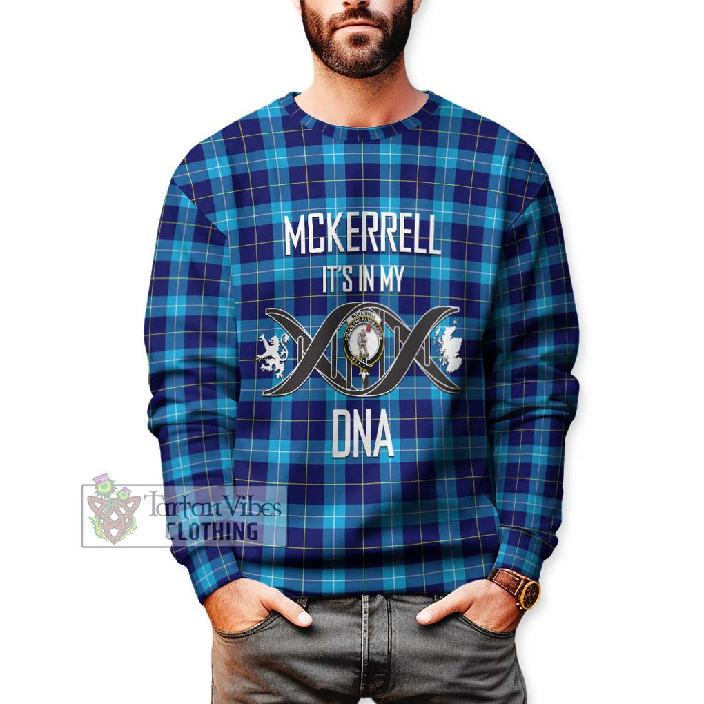 McKerrell Tartan Sweatshirt with Family Crest DNA In Me Style Unisex - Tartan Vibes Clothing