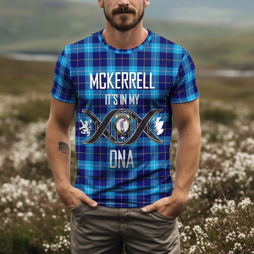 McKerrell Tartan T-Shirt with Family Crest DNA In Me Style Kid's Shirt - Tartan Vibes Clothing
