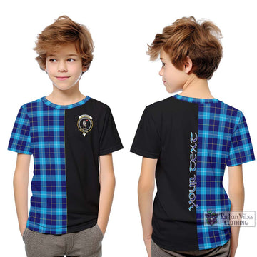 McKerrell Tartan Kid T-Shirt with Family Crest and Half Of Me Style Youth XL Size14 - Tartan Vibes Clothing