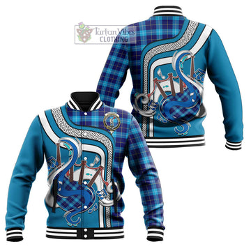 McKerrell Tartan Baseball Jacket with Epic Bagpipe Style