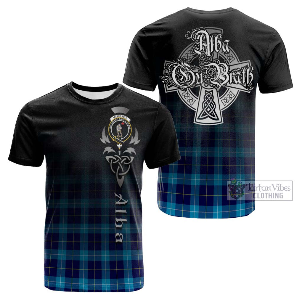 McKerrell Tartan Cotton T-shirt Featuring Alba Gu Brath Family Crest Celtic Inspired Kid's Shirt - Tartan Vibes Clothing