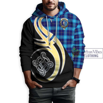 McKerrell Tartan Hoodie with Family Crest and Celtic Symbol Style Zip Hoodie - Tartan Vibes Clothing
