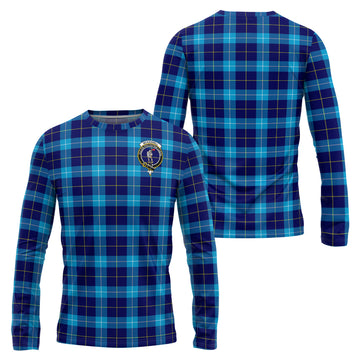 McKerrell Tartan Long Sleeve T-Shirt with Family Crest Unisex - Tartan Vibes Clothing