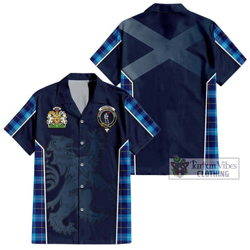 McKerrell Tartan Hawaiian Shirt with Family Crest and Lion Rampant Vibes Sport Style Kid - Tartan Vibes Clothing