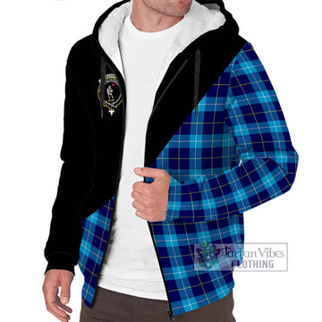 McKerrell Tartan Sherpa Hoodie with Family Crest and Military Logo Style Unisex S - Tartan Vibes Clothing