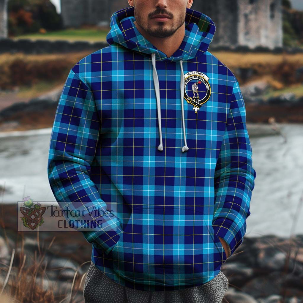 McKerrell Tartan Cotton Hoodie with Family Crest Zip Hoodie - Tartan Vibes Clothing