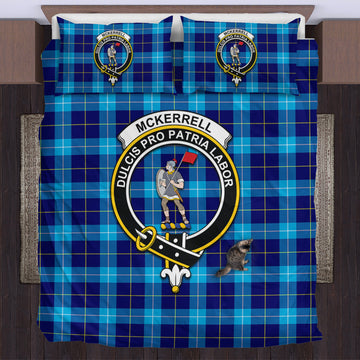 McKerrell Tartan Bedding Set with Family Crest US Bedding Set - Tartan Vibes Clothing