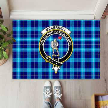 McKerrell Tartan Rubber Doormat with Family Crest L 60*90cm - Tartan Vibes Clothing