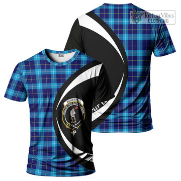 McKerrell Tartan T-Shirt with Family Crest Circle Style Kid's Shirt - Tartan Vibes Clothing