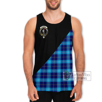 McKerrell Tartan Men's Tank Top with Family Crest and Military Logo Style Men - Tartan Vibes Clothing