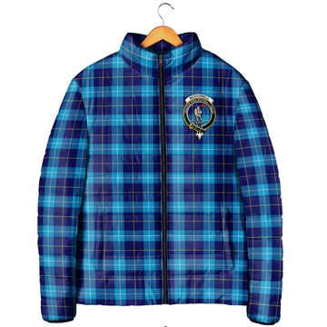 McKerrell Tartan Padded Jacket with Family Crest Men's Padded Jacket - Tartan Vibes Clothing