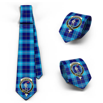 McKerrell Tartan Classic Necktie with Family Crest