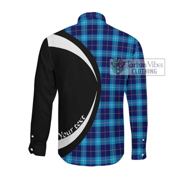 McKerrell Tartan Long Sleeve Button Up with Family Crest Circle Style Men's Shirt - Tartan Vibes Clothing