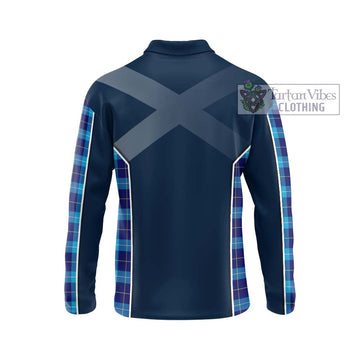 McKerrell Tartan Long Sleeve Polo Shirt with Family Crest and Lion Rampant Vibes Sport Style - Tartan Vibes Clothing