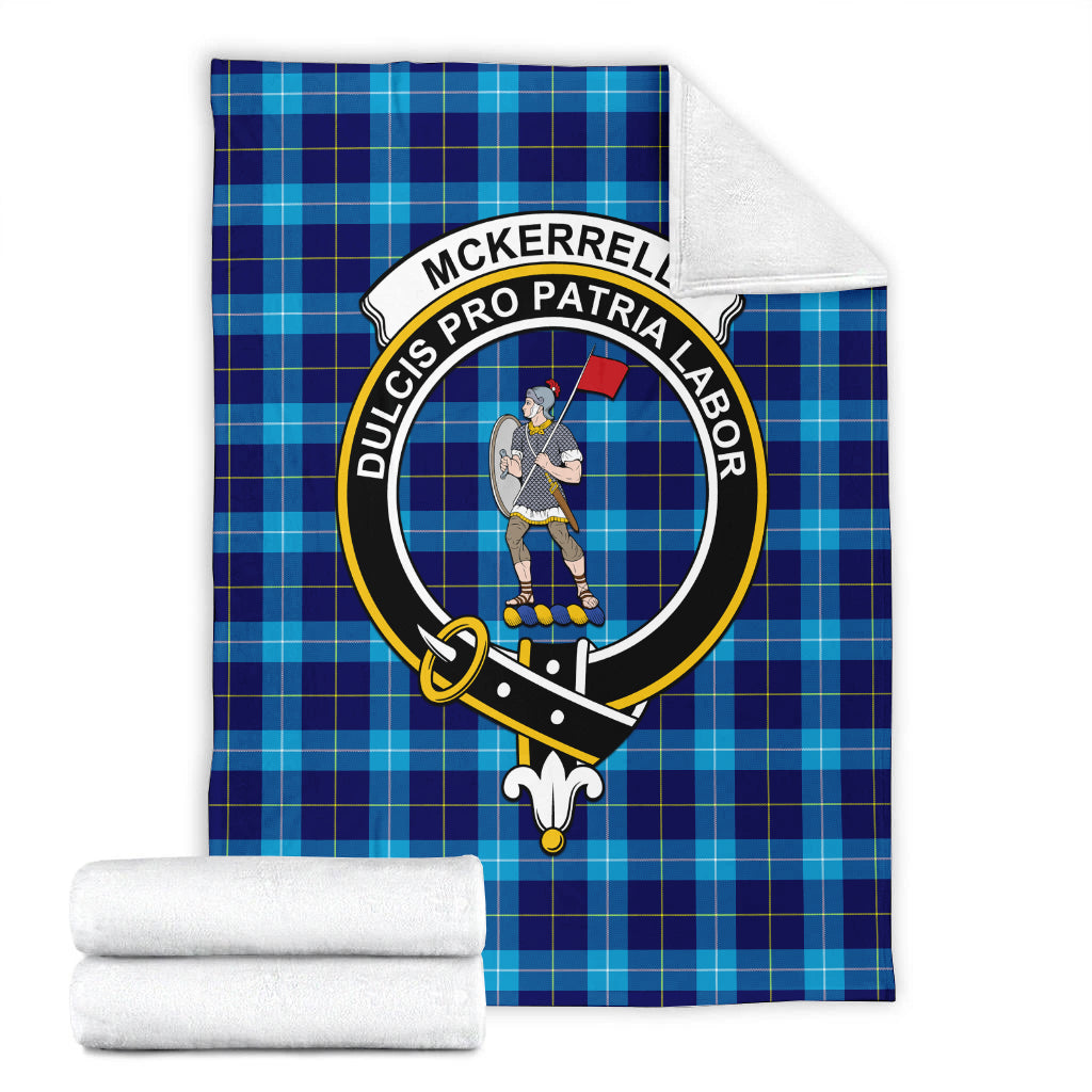 McKerrell Tartan Blanket with Family Crest - Tartan Vibes Clothing