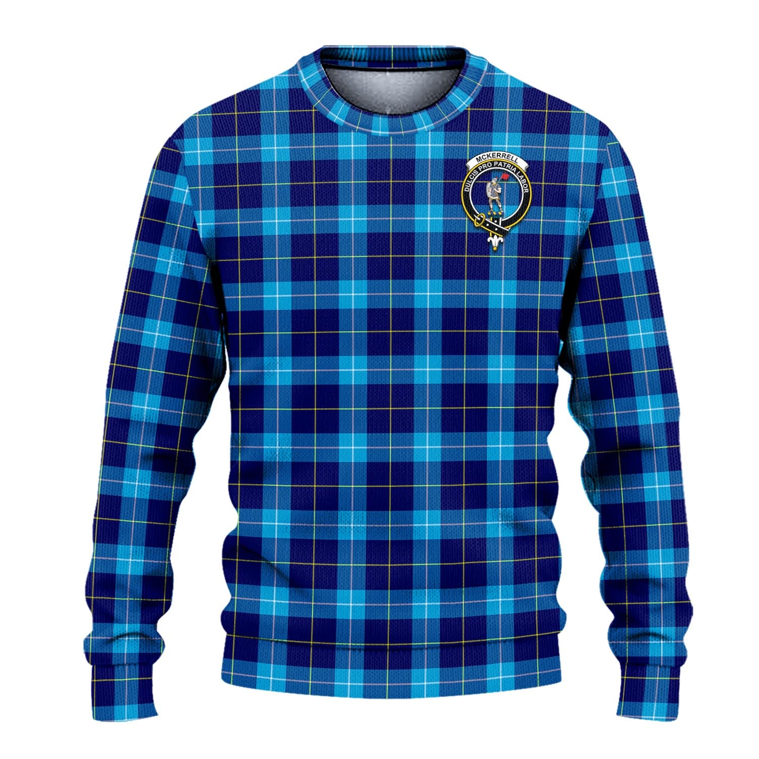 McKerrell Tartan Ugly Sweater with Family Crest - Tartan Vibes Clothing