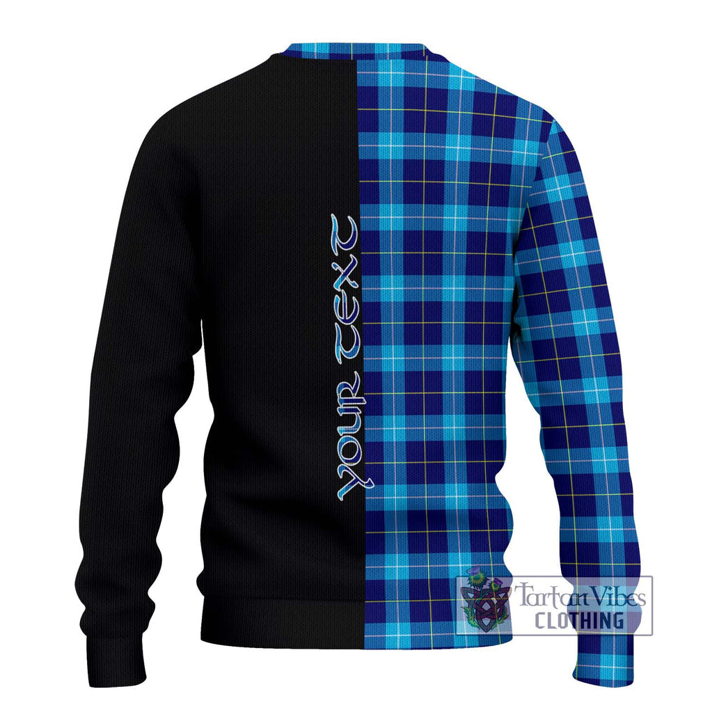 McKerrell Tartan Ugly Sweater with Family Crest and Half Of Me Style - Tartan Vibes Clothing