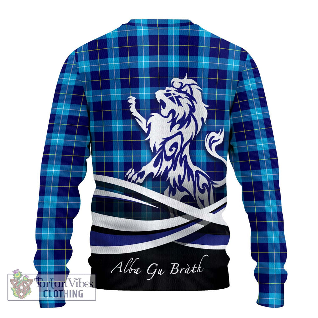 McKerrell Tartan Ugly Sweater with Alba Gu Brath Regal Lion Emblem - Tartan Vibes Clothing