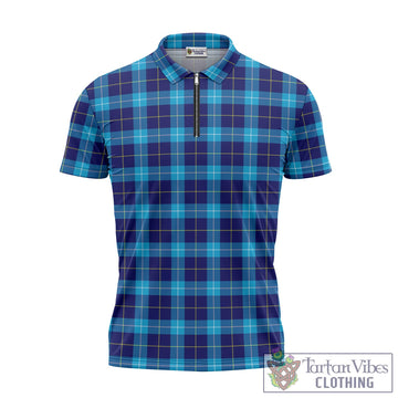 McKerrell Tartan Zipper Polo Shirt