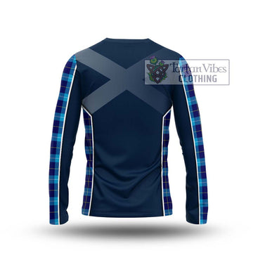 McKerrell Tartan Long Sleeve T-Shirt with Family Crest and Lion Rampant Vibes Sport Style - Tartan Vibes Clothing