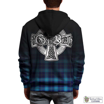 McKerrell Tartan Hoodie Featuring Alba Gu Brath Family Crest Celtic Inspired - Tartan Vibes Clothing