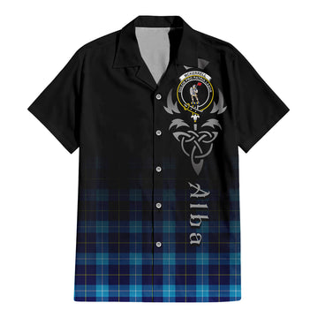 McKerrell Tartan Hawaiian Shirt Shirt Featuring Alba Gu Brath Family Crest Celtic Inspired - Tartan Vibes Clothing
